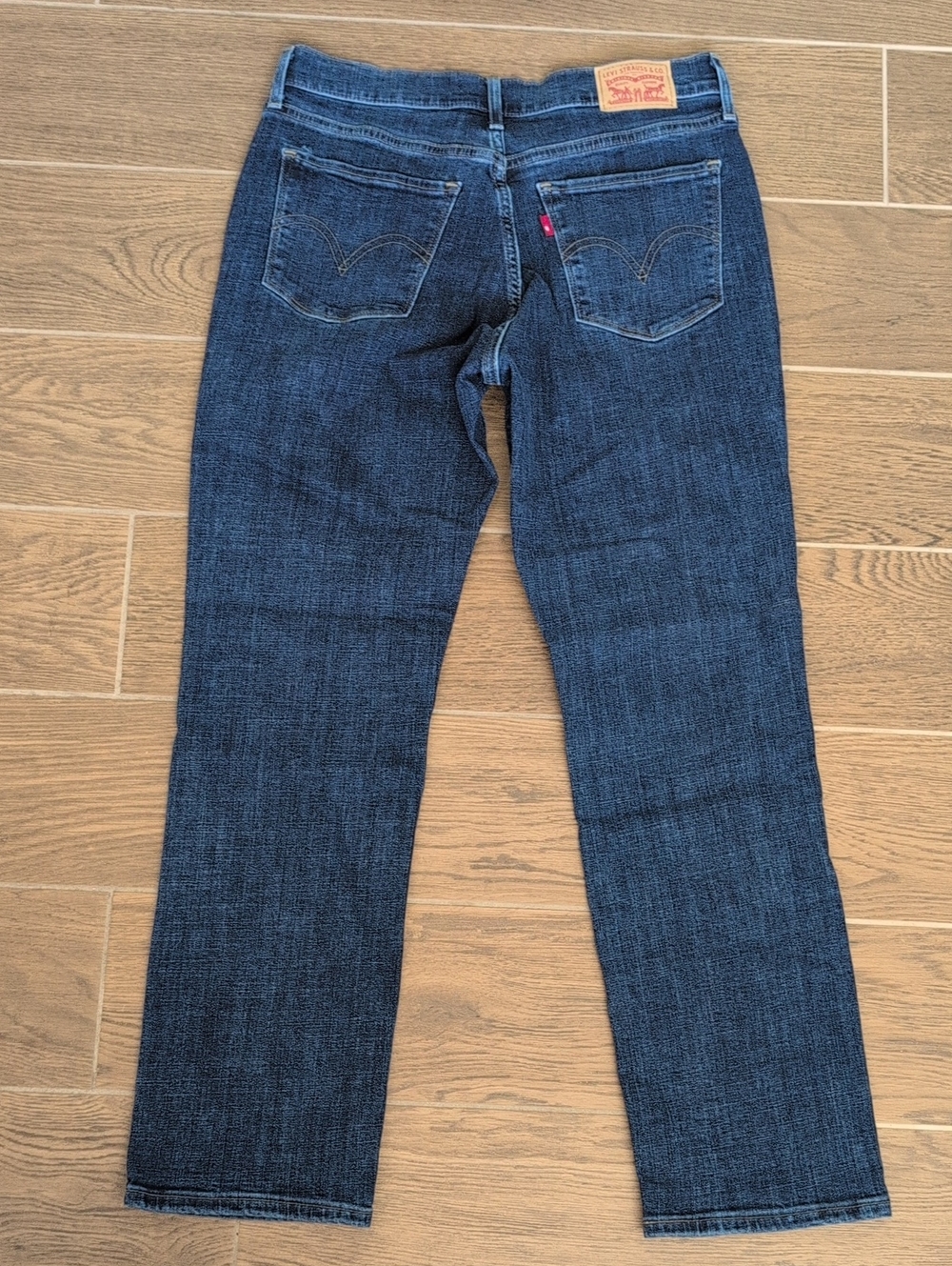 Levi's Classic Straight Dark Blue Women’s Straight Jeans Size 6 - Picture 2 of 8